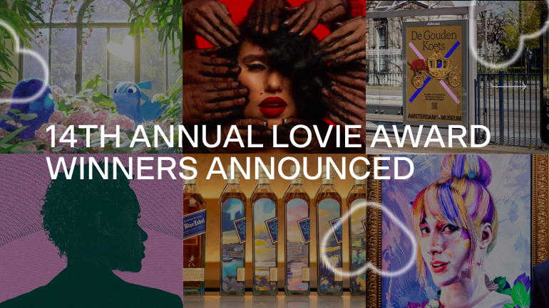 A square image showing 14th Annual Lovie Awards Winners Announced!